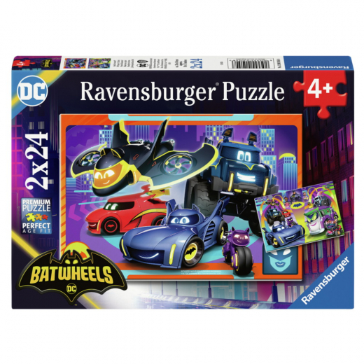 Ravensburger: Batwheels 2x24 Palaa ryhmässä PALAPELIT / Lasten palapelit @ Spelexperten (12001054)