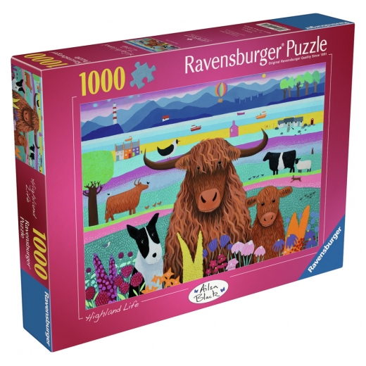 Ravensburger: Highland Life 1000 Palaa ryhmässä PALAPELIT / 1000 palaa @ Spelexperten (12001082)
