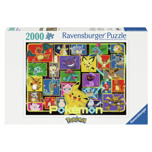 Ravensburger: Pokémon 2000 Palaa ryhmässä PALAPELIT / 2000 palaa > @ Spelexperten (12001130)