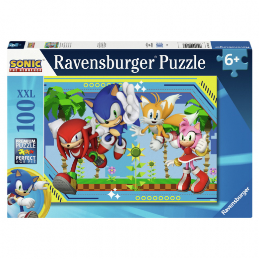 Ravensburger: Sonic Core 100 XXL Palaa ryhmässä PALAPELIT / Lasten palapelit @ Spelexperten (12001134)