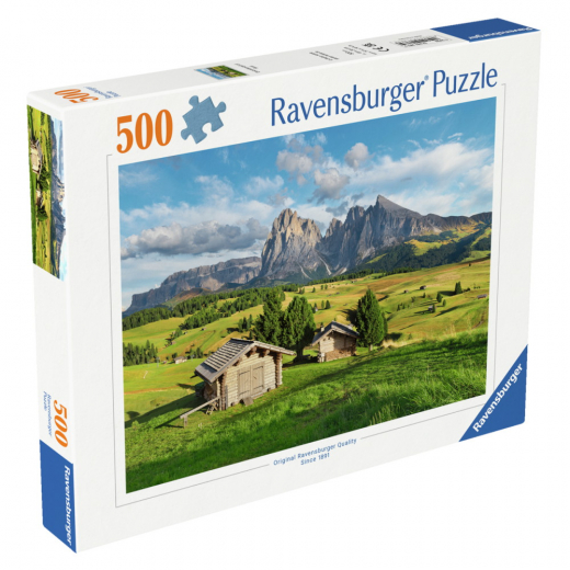 Ravensburger Dolomitenidyll of Siusi 500 Palaa ryhmässä PALAPELIT / < 750 palaa @ Spelexperten (12001383)