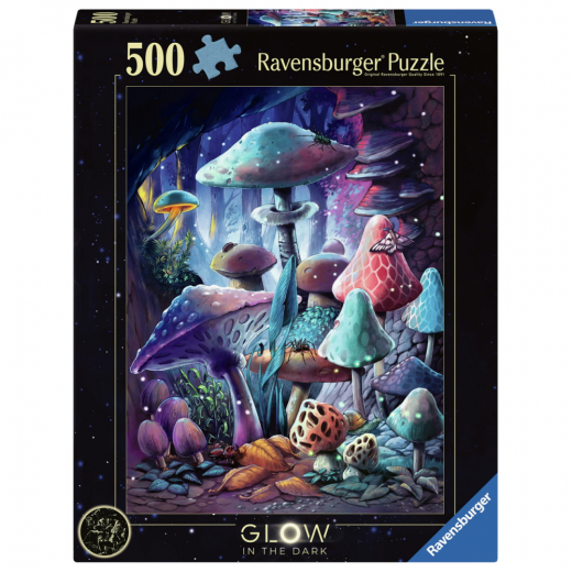Ravensburger: Moonlight Mushrooms 500 Palaa ryhmässä PALAPELIT / < 750 palaa @ Spelexperten (12001386)