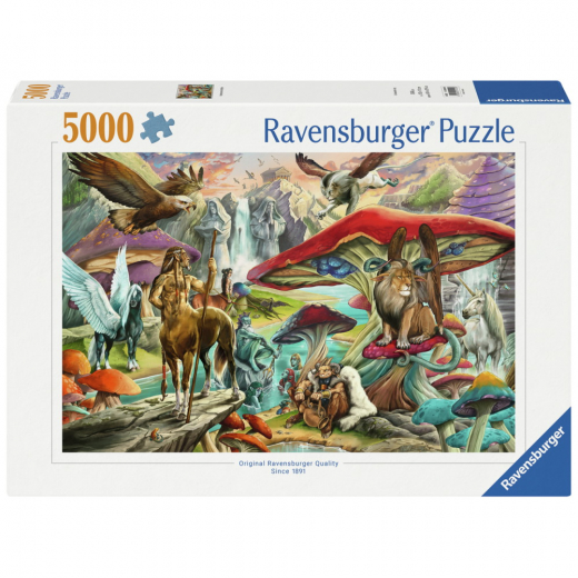 Ravensburger: Mushrooms 5000 Palaa ryhmässä PALAPELIT / 2000 palaa > @ Spelexperten (12001421)