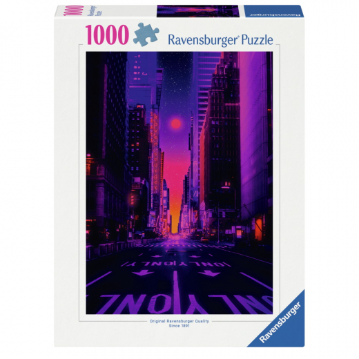 Ravensburger: New York In Neon 1000 Palaa ryhmässä PALAPELIT / 1000 palaa @ Spelexperten (12001436)
