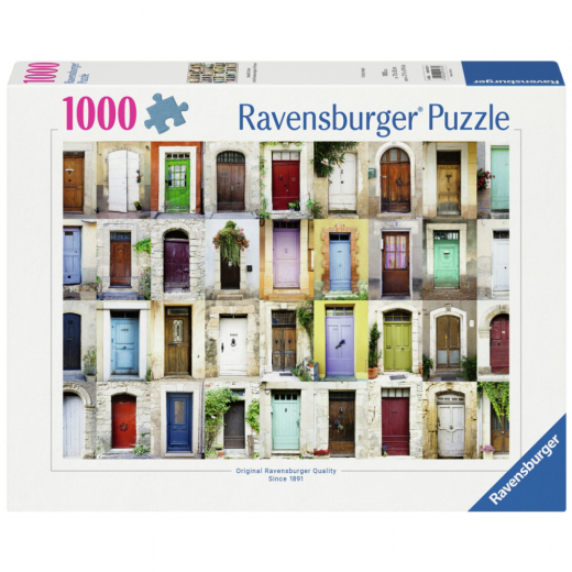 Ravensburger: Beautiful Doors In Provence 1000 Palaa ryhmässä PALAPELIT / Ravensburger @ Spelexperten (12001437)
