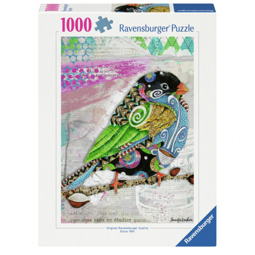 Ravensburger: Swirly Bird 1000 Palaa ryhmässä PALAPELIT / 1000 palaa @ Spelexperten (12001438)
