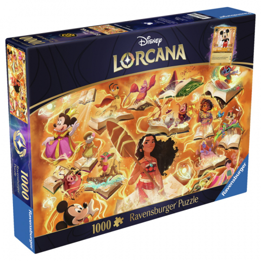 Ravensburger: Disney Lorcana - Glimmers of the Realm: Amber 1000 Palaa ryhmässä PALAPELIT / 1000 palaa @ Spelexperten (12001621)