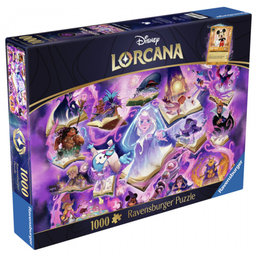 Ravensburger: Disney Lorcana - Glimmers of the Realm: Amethyst 1000 Palaa ryhmässä PALAPELIT / 1000 palaa @ Spelexperten (12001622)