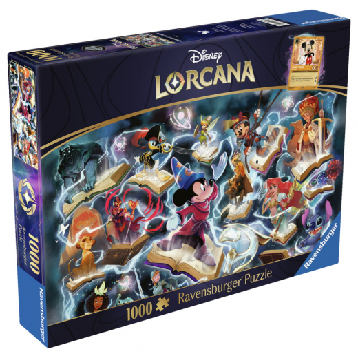 Ravensburger: Disney Lorcana - Glimmers of the Realm: Steel 1000 Palaa ryhmässä PALAPELIT / 1000 palaa @ Spelexperten (12001626)
