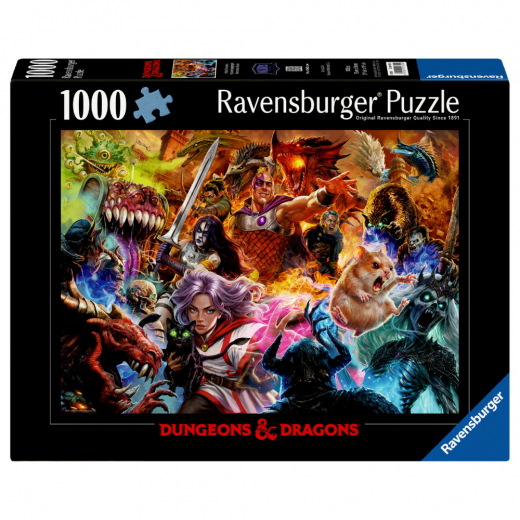 Ravensburger: Dungeons & Dragons Critical Encounters 1000 Palaa ryhmässä PALAPELIT / 1000 palaa @ Spelexperten (12001672)