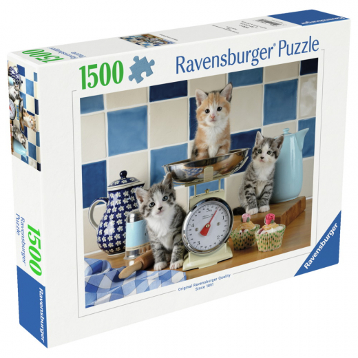 Ravensburger: Kittens in the Kitchen 1500 Palaa ryhmässä PALAPELIT / 1500 palaa @ Spelexperten (12001708)