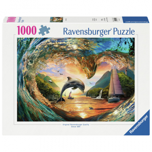 Ravensburger: Sunset Splash 1000 Palaa ryhmässä PALAPELIT / 1000 palaa @ Spelexperten (12001711)