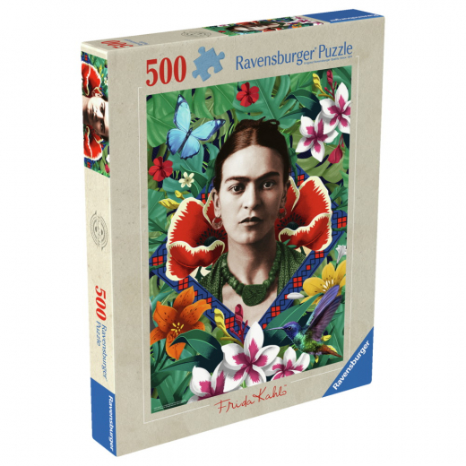 Ravensburger: Frida Kahlo, Blooming Fantasy 500 Palaa ryhmässä PALAPELIT / < 750 palaa @ Spelexperten (12001736)