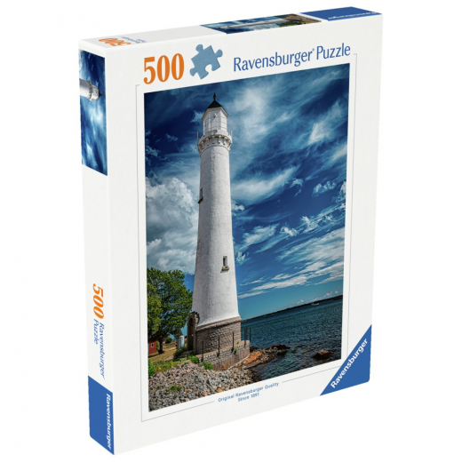 Ravensburger: Karlskrona Stumholmen Lighthouse - Sweden 500 Palaa ryhmässä PALAPELIT / < 750 palaa @ Spelexperten (12001782)