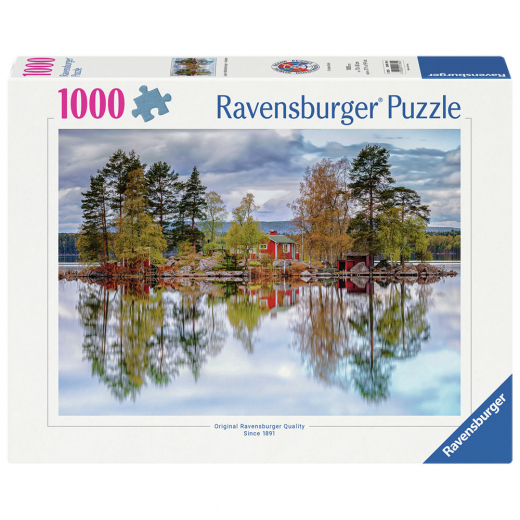Ravensburger Lake in Norrbränningen Sweden 1000 pc ryhmässä PALAPELIT / Ravensburger @ Spelexperten (12001784)
