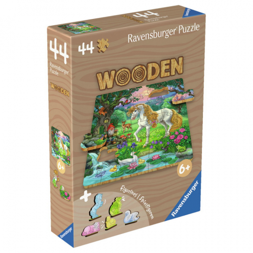 Ravensburger Wooden - Unicorn 44 Palaa ryhmässä PALAPELIT / Puinen palapeli @ Spelexperten (12004085)