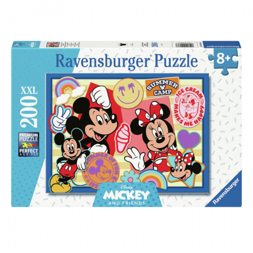 Ravensburger: Mickey & Minnie's Road Trip 200 XXL Palaa ryhmässä PALAPELIT / Lasten palapelit @ Spelexperten (12004136)