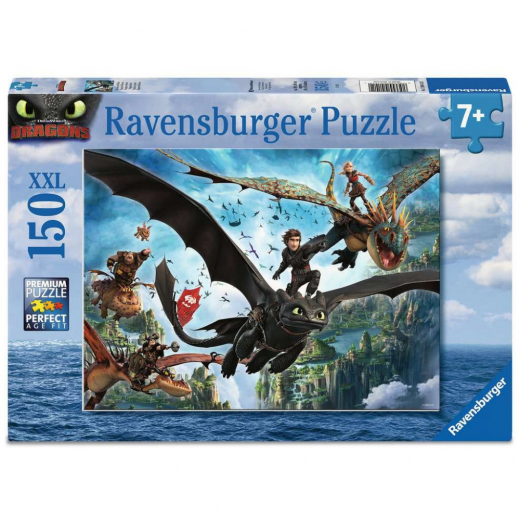Ravensburger: Lohikäärmeet ja sankarit 150 XXL Palaa ryhmässä PALAPELIT / Lasten palapelit @ Spelexperten (12004141)