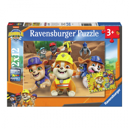 Ravensburger: Rubble & Crew Team in Action! 2x12 Palaa ryhmässä PALAPELIT / Lasten palapelit @ Spelexperten (12004167)