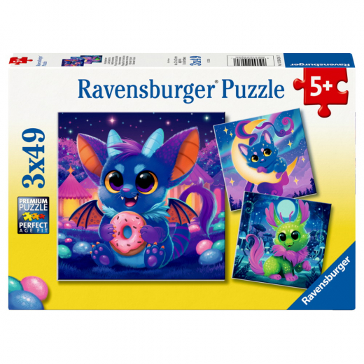 Ravensburger: Little Demons 3x49 Palaa ryhmässä PALAPELIT / Lasten palapelit @ Spelexperten (12004261)