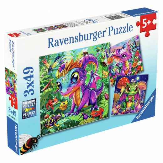 Ravensburger: Baby Garden Dragons 3x49 Palaa ryhmässä PALAPELIT / Lasten palapelit @ Spelexperten (12004301)