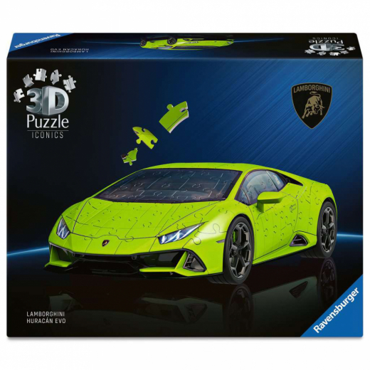 Ravensburger Iconics Lamborghini Huracán EVO-Verde 158 p ryhmässä PALAPELIT / 3D palapelit @ Spelexperten (12008037)