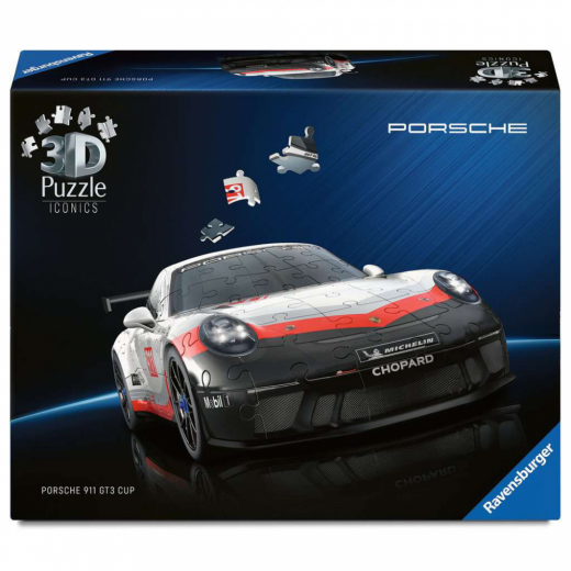 Ravensburger Iconics Porsche 911 GT3 Cup 154 p ryhmässä PALAPELIT / 3D palapelit @ Spelexperten (12008039)