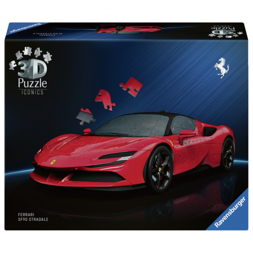 Ravensburger 3D: Iconics Ferrari SF 90 Stradale 108 Palaa ryhmässä PALAPELIT / 3D palapelit @ Spelexperten (12008041)