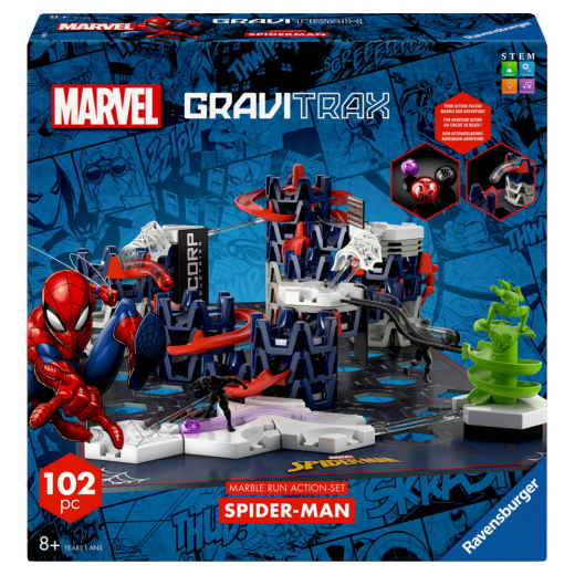 GraviTrax Marvel Spider-Man Action Set ryhmässä LELUT / Luo & kokeile / GraviTrax @ Spelexperten (12020017)