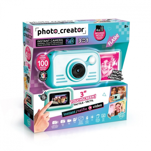 Creator Instant Camera with Color Photo Paper ryhmässä LELUT / Luo & maalaa / Photo @ Spelexperten (120460)