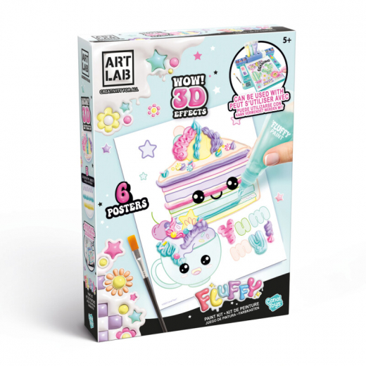 Art Lab Fluffy Paint Kit ryhmässä LELUT / Luo & maalaa / Kirjoita ja piirrä @ Spelexperten (123019)