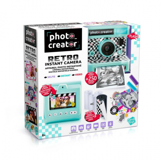 Photo Creator Retro-pikakamera ryhmässä LELUT / Luo & maalaa / Photo @ Spelexperten (12319-PC)