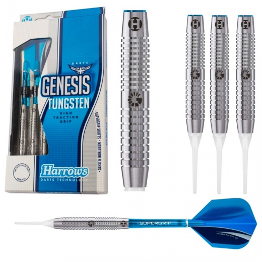 Harrows Soft Genesis Tungsten 18 g ryhmässä PÖYTÄPELIT / Darts / Tikkaa @ Spelexperten (124-4010)