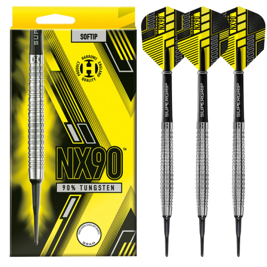 Harrows Darts Softtip NX90 90% 18 g ryhmässä PÖYTÄPELIT / Darts / Tikkaa / Softtip @ Spelexperten (124-6020)