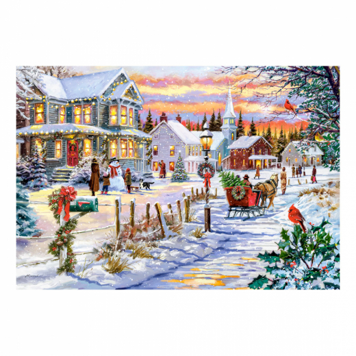 Castorland - Christmas Tree is Coming 1000 pc ryhmässä PALAPELIT / 1000 palaa @ Spelexperten (124015)