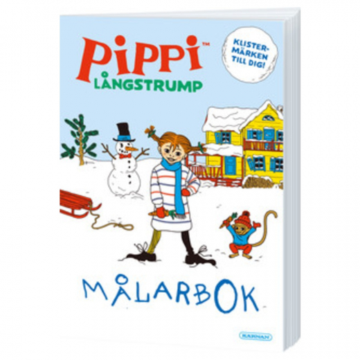 Pippi värityskirja Talvi Tarroilla ryhmässä LELUT / Luo & maalaa / Kirjoita ja piirrä / Värityskirjat @ Spelexperten (124323)