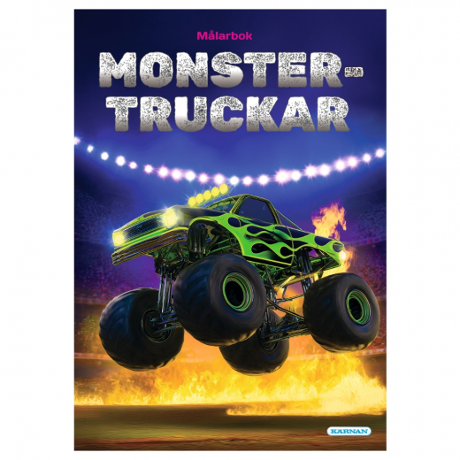 Monstertruckar Värityskirja ryhmässä LELUT / Luo & maalaa / Kirjoita ja piirrä / Värityskirjat @ Spelexperten (124328)