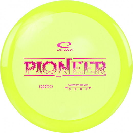 Latitude 64° Opto Pioneer Yellow ryhmässä ULKOPELIT / Disc Golf & frisbee @ Spelexperten (12872)
