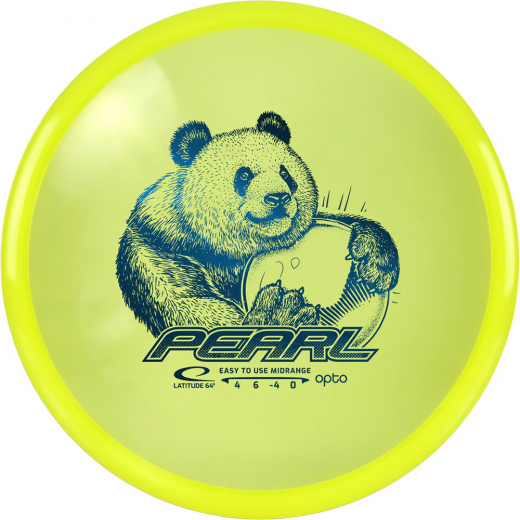 Latitude 64° Opto Pearl Yellow ryhmässä ULKOPELIT / Disc Golf & frisbee @ Spelexperten (12896)