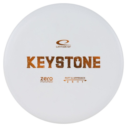 Latitude 64° Zero Keystone Medium White ryhmässä ULKOPELIT / Disc Golf & frisbee @ Spelexperten (12931)