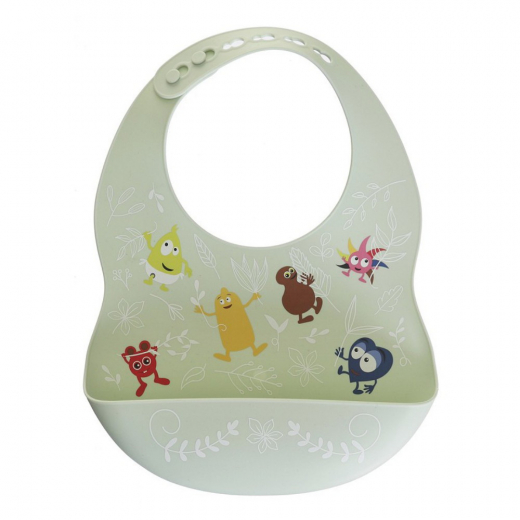 Teddykompaniet - Babblarna- Silikoninen ruokalappu, Luonnossa ryhmässä LELUT / Lasten & vauvojen / Syö & juo @ Spelexperten (12964)