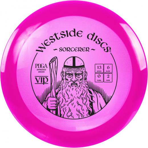 Westside Discs VIP Sorcerer Pink ryhmässä ULKOPELIT / Disc Golf & frisbee @ Spelexperten (13046)