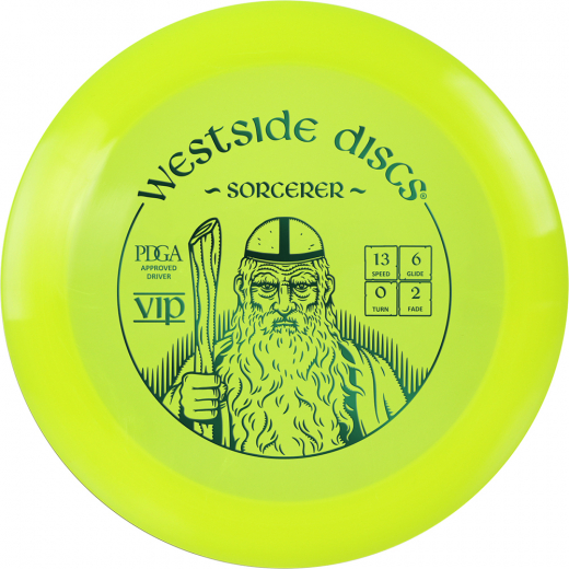 Westside Discs VIP Sorcerer Yellow ryhmässä ULKOPELIT / Disc Golf & frisbee @ Spelexperten (13048)