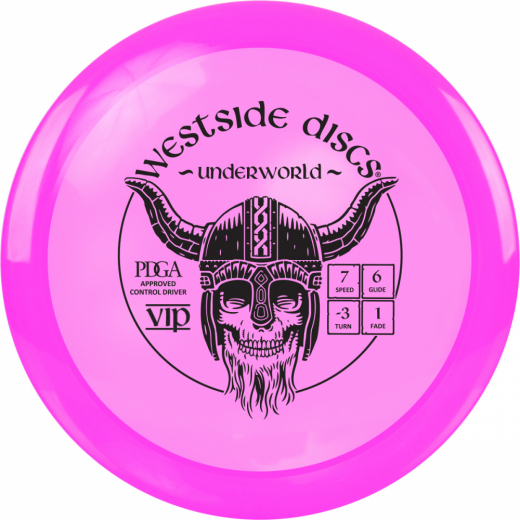 Westside Discs VIP Underworld Pink ryhmässä ULKOPELIT / Disc Golf & frisbee @ Spelexperten (13061)