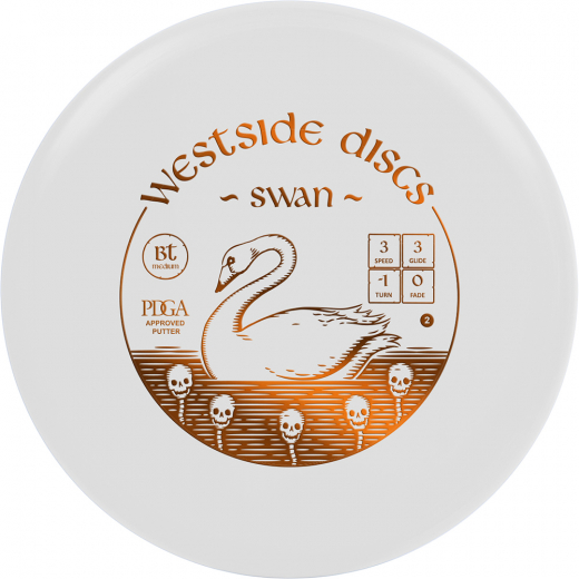 Westside Discs BT Medium Swan 2 White ryhmässä ULKOPELIT / Disc Golf & frisbee @ Spelexperten (13129)