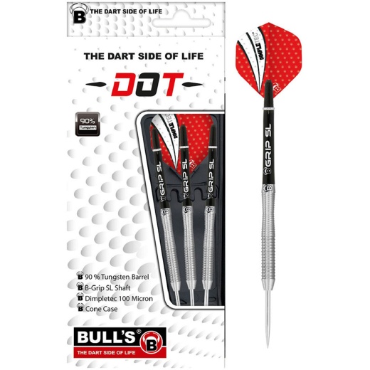 Bull's Dot D2 90% Tungsten 22 g ryhmässä PÖYTÄPELIT / Darts / Tikkaa / Steeltip @ Spelexperten (13222)