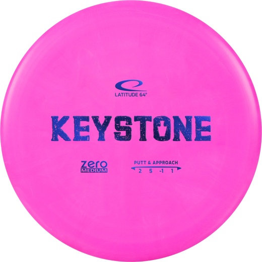 Latitude 64° Zero Keystone Medium Pink ryhmässä ULKOPELIT / Disc Golf & frisbee @ Spelexperten (13852)