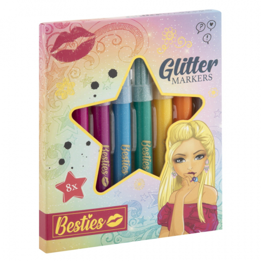 Besties Glitter Markers ryhmässä LELUT / Luo & maalaa @ Spelexperten (140026)