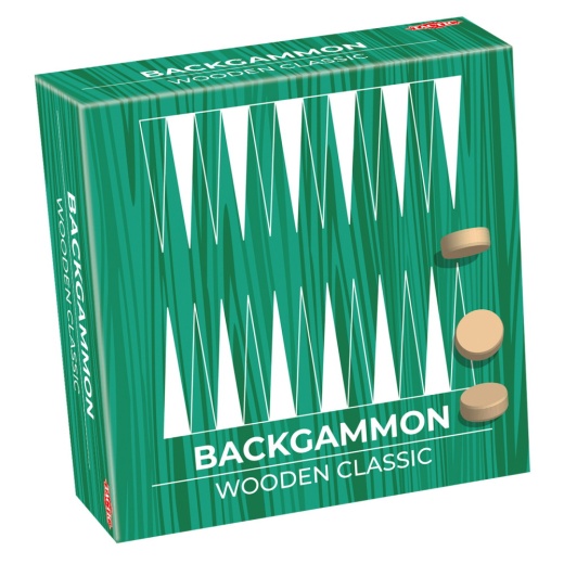 Backgammon - Wooden Classic ryhmässä SEURAPELIT / Backgammon @ Spelexperten (14026)