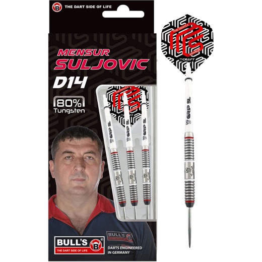 Bull's Mensur Suljovic D14 80% Tungsten 24 g ryhmässä  @ Spelexperten (14724)